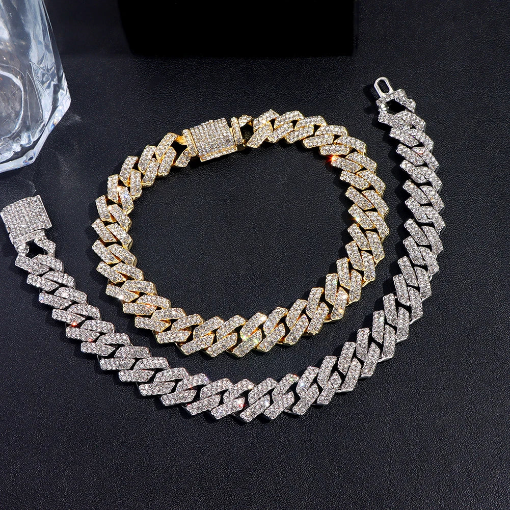 Iced Cuban Link Bracelet – Luxury Pavé Edition