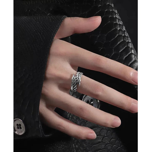 Eternal Wings Vintage Ring – Unisex Statement Jewelry