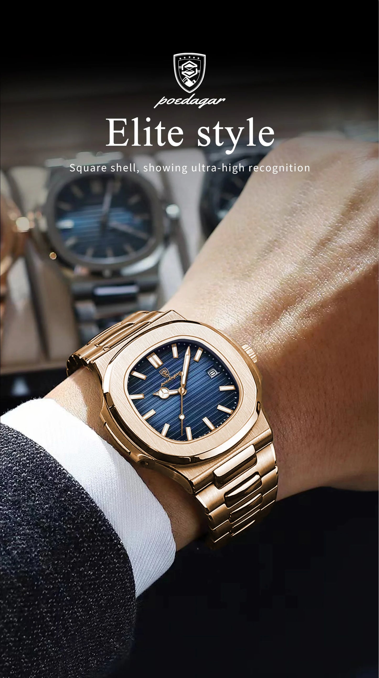 POEDAGAR Empire – Luminous Stainless Steel