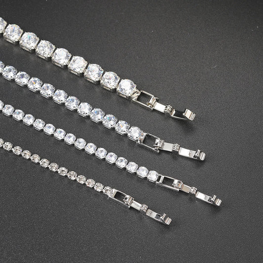 StoneAge Luxe Zirconia Link Bracelet – Unisex