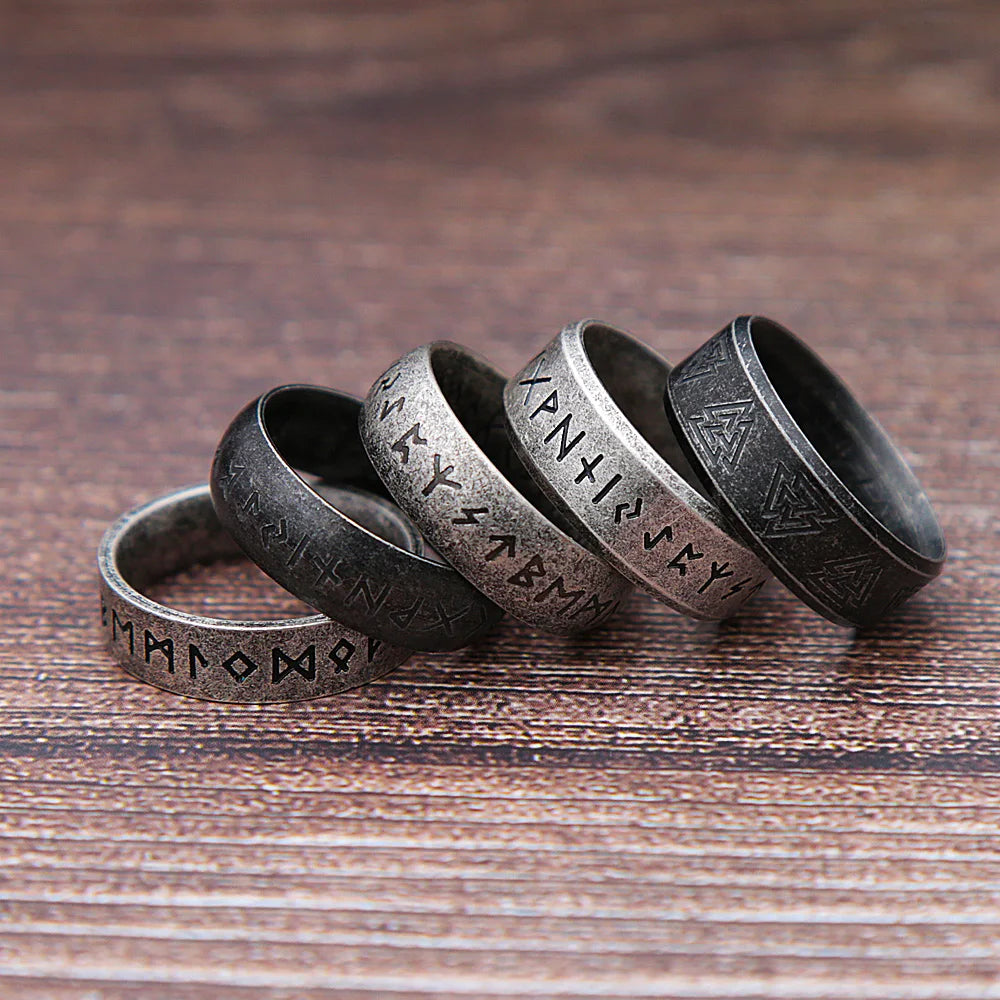 Odin Viking Rune Ring