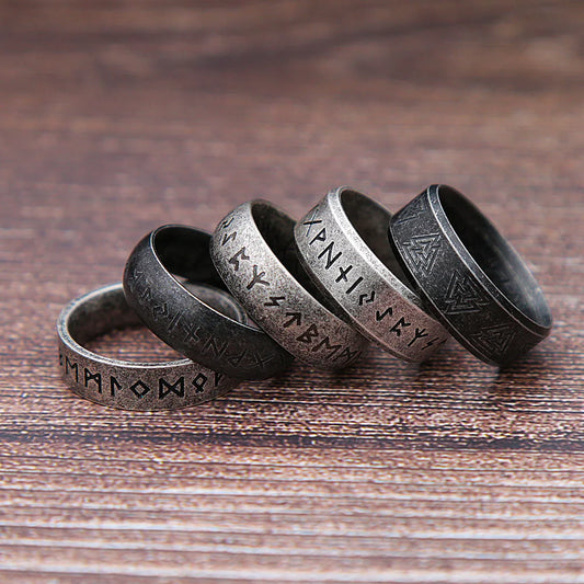 Odin Viking Rune Ring