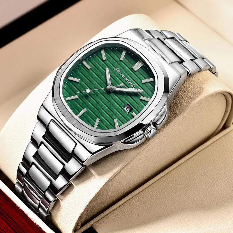 Jooeniok Luxury Square Military Watch