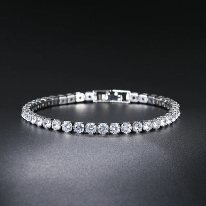 StoneAge Luxe Zirconia Link Bracelet – Unisex