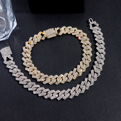 Iced Cuban Link Bracelet – Luxury Pavé Edition