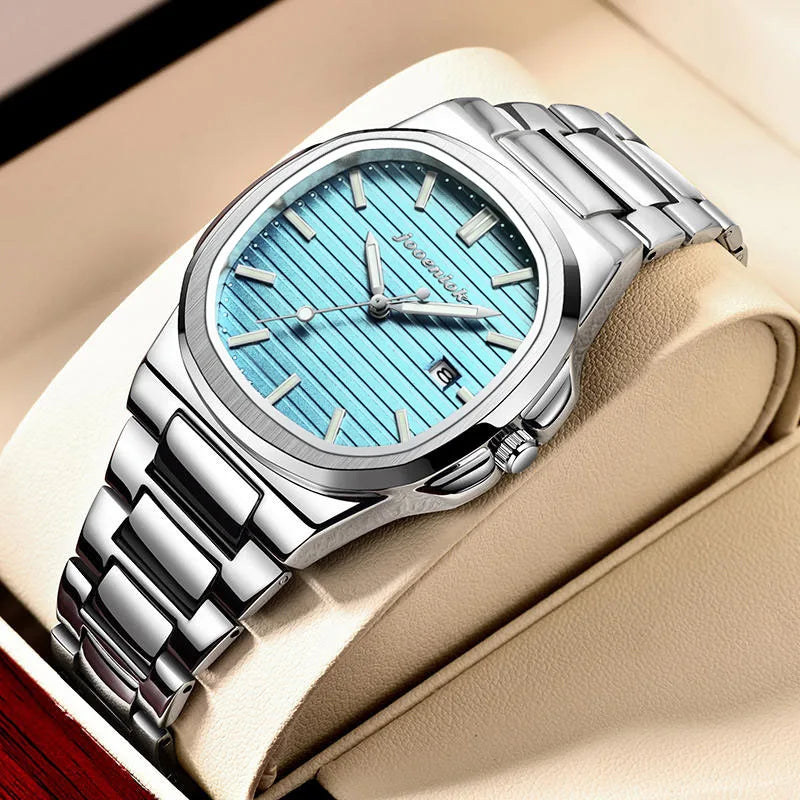Jooeniok Luxury Square Military Watch