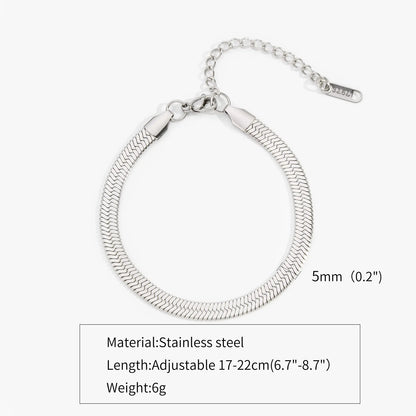 Snake Chain Bracelet for men's