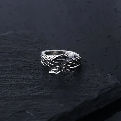 Eternal Wings Vintage Ring – Unisex Statement Jewelry