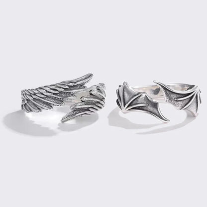 Eternal Wings Vintage Ring – Unisex Statement Jewelry