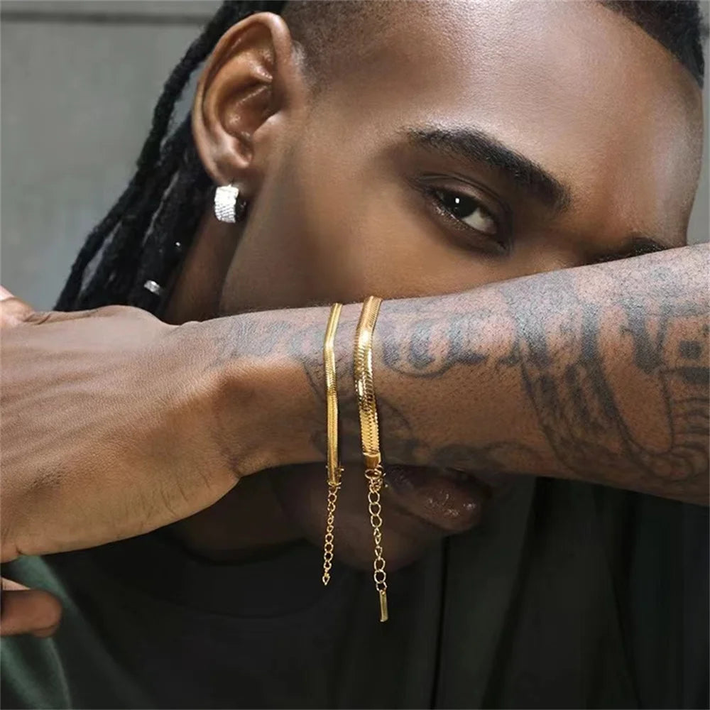 Snake Chain Bracelet for men's