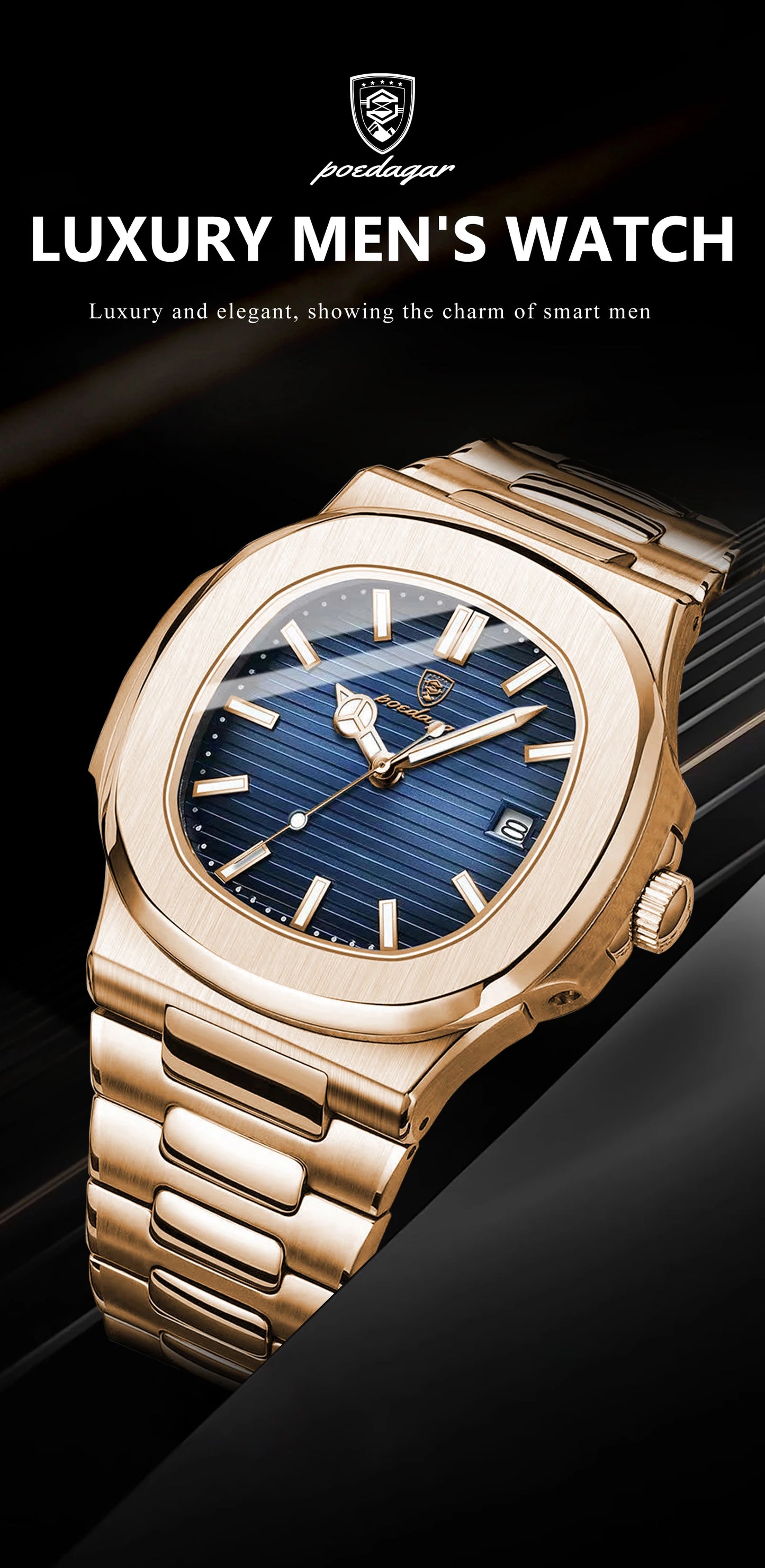 POEDAGAR Empire – Luminous Stainless Steel