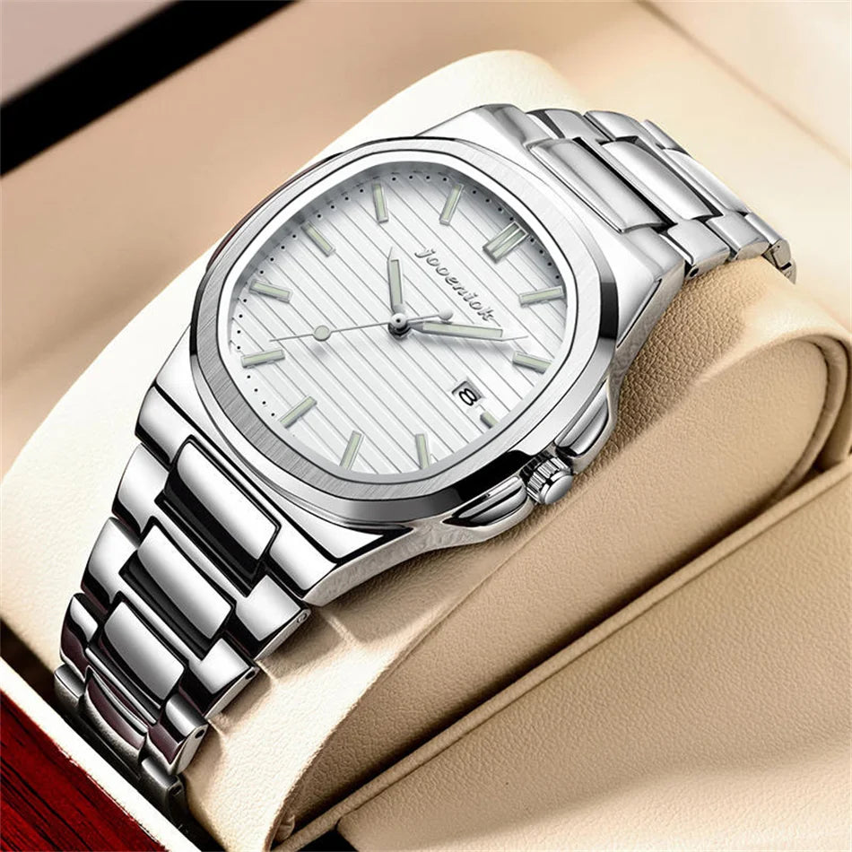Jooeniok Luxury Square Military Watch