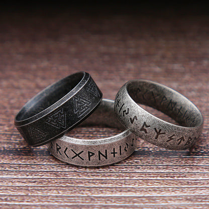 Odin Viking Rune Ring
