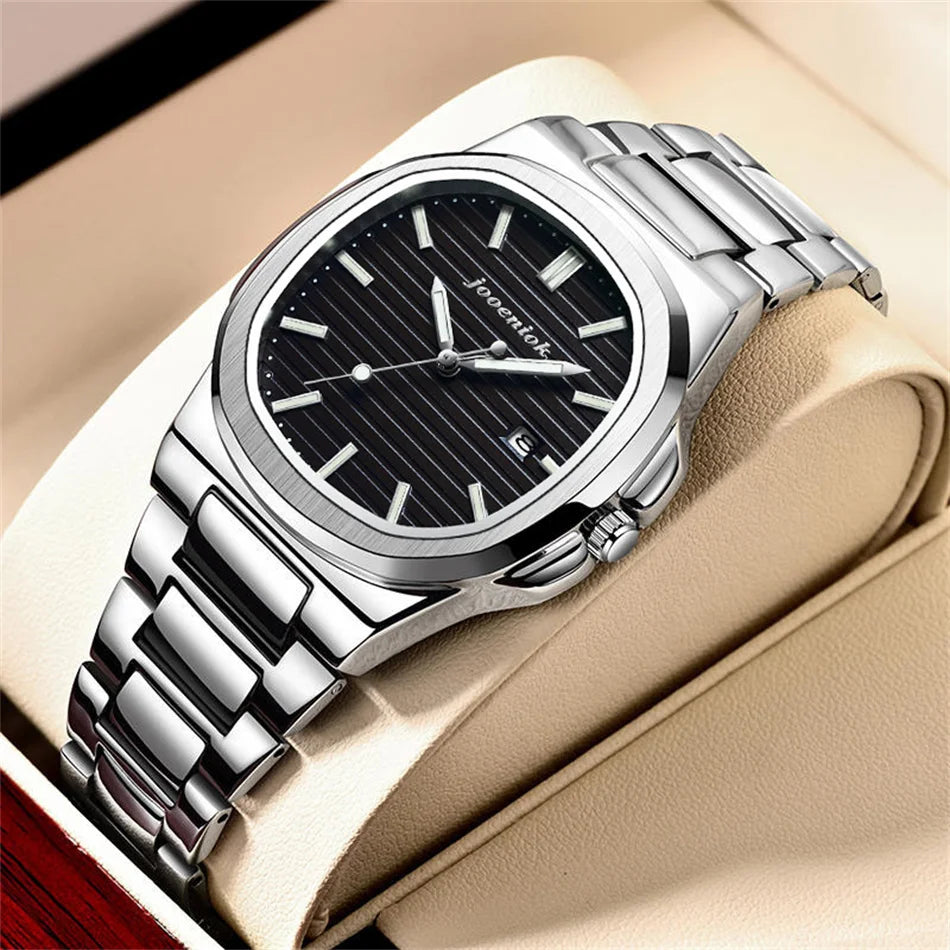 Jooeniok Luxury Square Military Watch