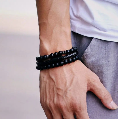 Noter 3PCS Men’s Bracelet Set