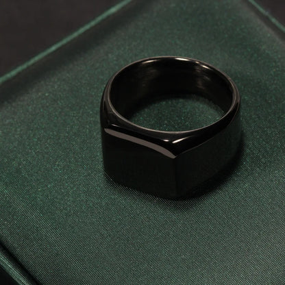 Monarch Square Ring – Modern authority in style.
